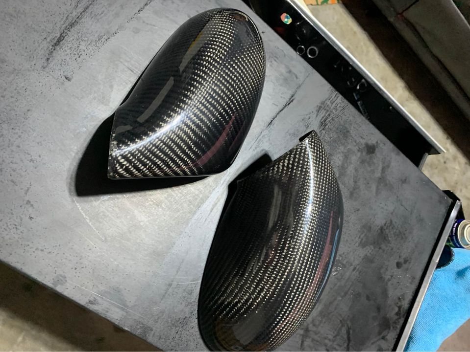 Miata carbon fiber mirror covers