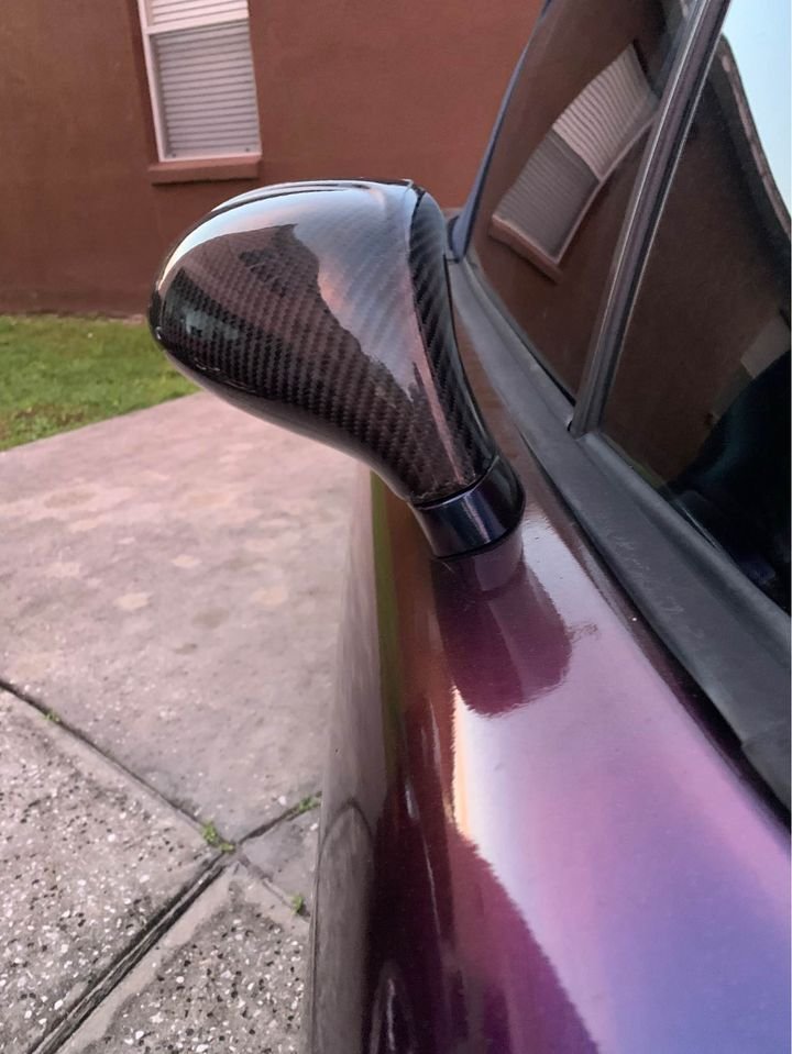 Miata carbon fiber mirror covers