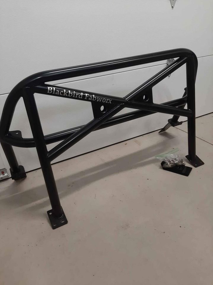 Miata Blackbird fabworx GT3 Roll Bar
