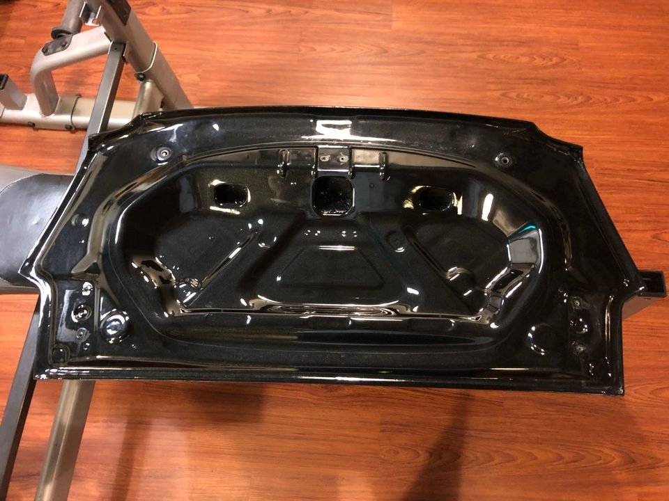 (NJ) Carbon Miata Ducktail Trunk – MX-5 ND RF only (Painted OEM Jet Black Mica)