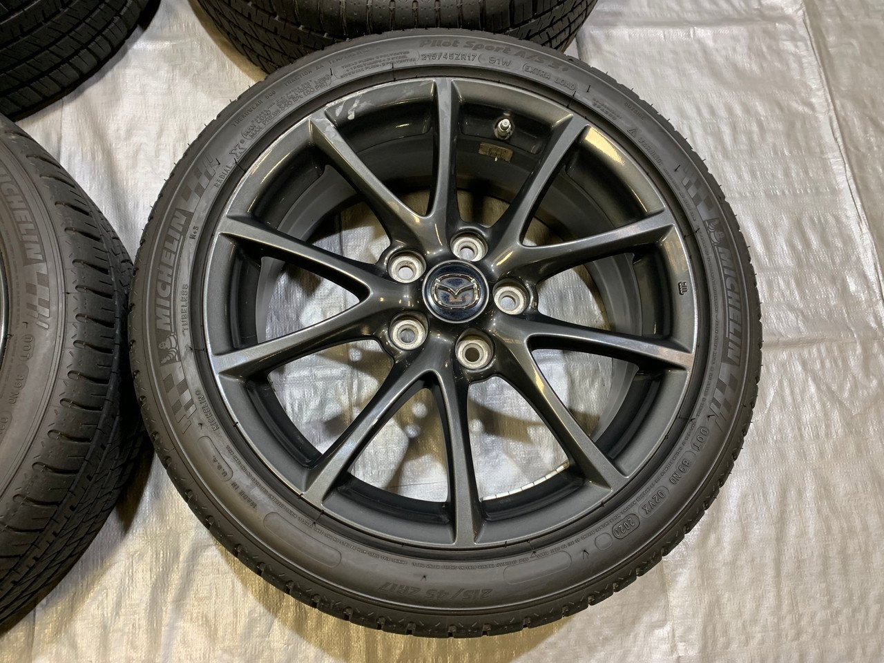 Mazda Mx5 Miata Club Edition 17×7″ Wheels Rims w/ Michelin Tires / Set of 4