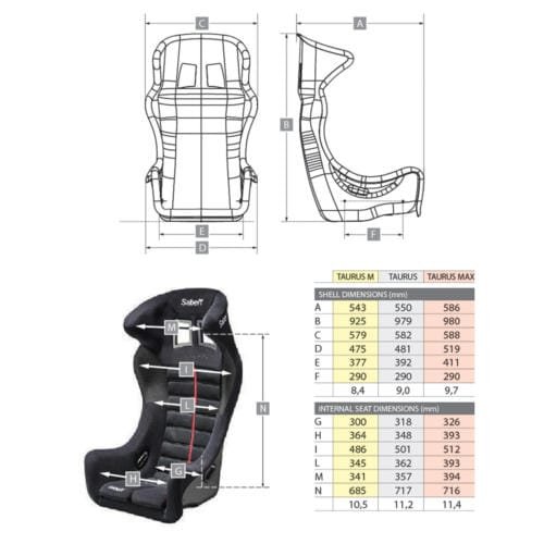 Sabelt TAURUS Race Seat