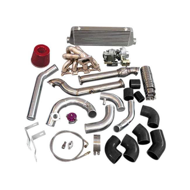 TURBO + INTERCOOLER KIT FOR MAZDA MIATA MX-5 1.8L NA-T T3 TOP MOUNT