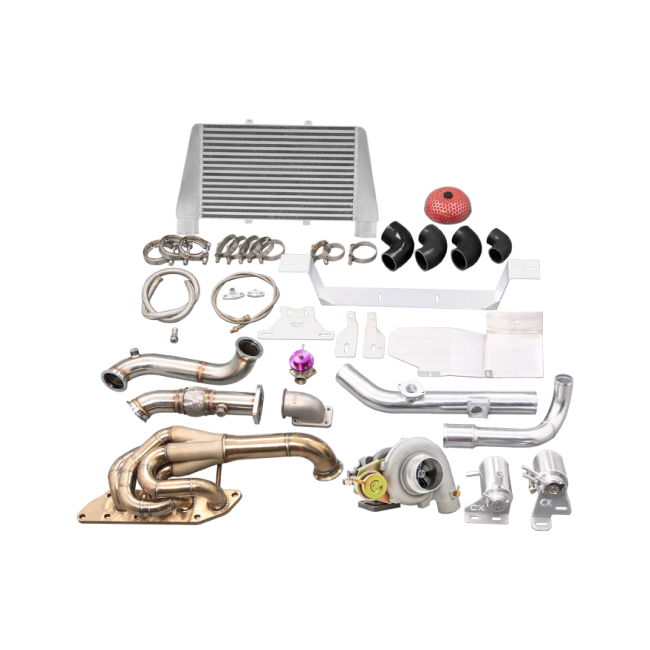 TURBO MANIFOLD DOWNPIPE INTERCOOLER KIT FOR 05-15 MAZDA MIATA MX-5 NC 2.0