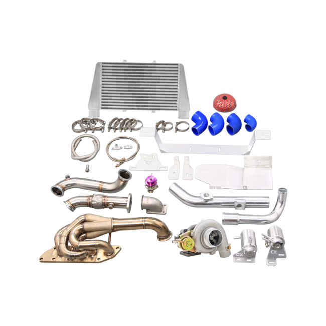 TURBO MANIFOLD DOWNPIPE INTERCOOLER KIT FOR 05-15 MAZDA MIATA MX-5 NC 2.0