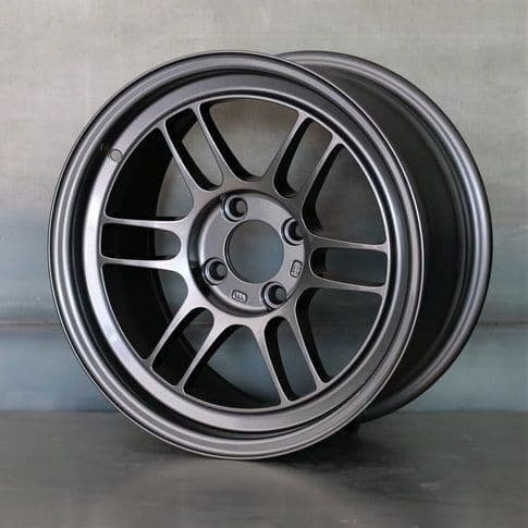 Enkei RPF1-RS +28mm 15×8 Gun Metallic wheels