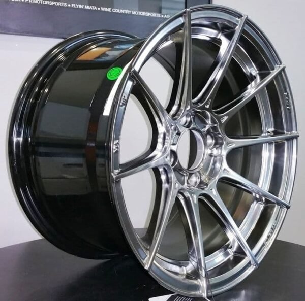 MX5 NA NB Advanti Racing Storm S1 15×7 4×100 Titanium Mirror Finish