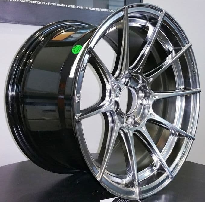 MX5 NA NB Advanti Racing Storm S1 15×7 4×100 Titanium Mirror Finish